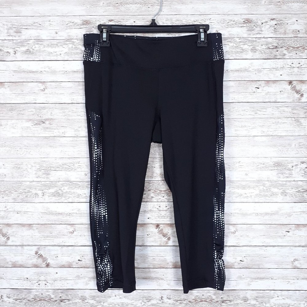 Athletic Works Womens Leggings M Workout Cropped 744